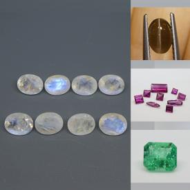 MaxSold Auction: This online auction features loose gemstones such as moonstones, amethysts, opals, rubies, jadeite, lapis lazulis, citrines, topaz, garnets, peridots, onyx, aquamarines, and pearl pendants & earrings, and much more!