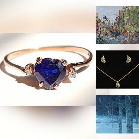 MaxSold Auction: This online auction features jewelry, sterling silver shakers, oil paintings, Cloissone vases, Asian table screen, silverplate, Robert Bateman print, Simon Tookoome serigraph print, Birks coffee and tea service, silver candy bowl and much more!