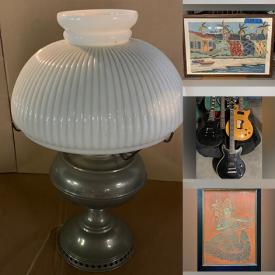 MaxSold Auction: This online auction features stereo components, tripods, board games, Andrea Beloff artwork, bicycles, guitar parts, marble piece, vinyl records, Thailand gold relief print, Nancy Reid artwork, Asian vases, sewing machine, Casio keyboard and much more!