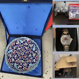 MaxSold Auction: This online auction features artwork, jewelry, electronics, collectibles, 1Phone 4, watches, bakeware, juicer, drill, CHristmas decor, hand-painted collector plate,  wrench, ladder, laminator, Hoover Carpet Shampooer, tools and much more!