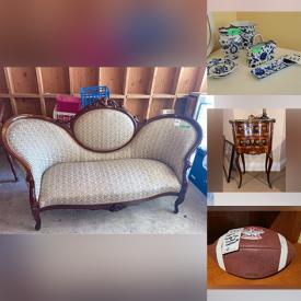 MaxSold Auction: This online auction features a media cabinet, pottery cane holder, recliner, marble top plant stand, Aynsley Art Decor, Kaiser vase, bar cart, lamps, cameras, humidifier, fridge, microwave, manual bike, garden tools and much more!