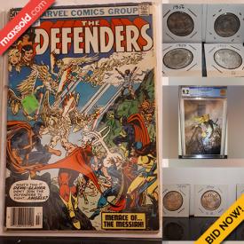 MaxSold Auction: This online auction features a vintage dresser, marvel cards, comic books from Infinity, X-Men, Transformers, Spider-Man, Teenage Mutant Ninja turtle, Captain America and much more!