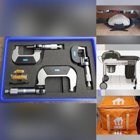 MaxSold Auction: This online auction features various items such as kreg clamps, tools, camera, wall scanner, jacks stands, saws, storage cart, cylinder gage, service jacks, car sprays, music collection, maintenance items, generators, wine glasses, book collection, thermo bags, extensions, cabinets, chest, vacuum, laundry baskets, tables, desktop and much more.