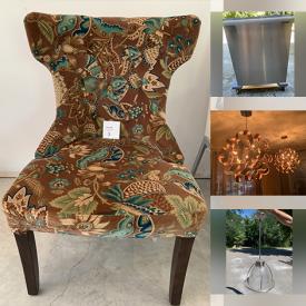 MaxSold Auction: This online auction features items such as armchair, Leather Chairs, dishwasher, Pendant Lights,  Futons, Microwave, Dining Table, Prints, mirrors and much more!