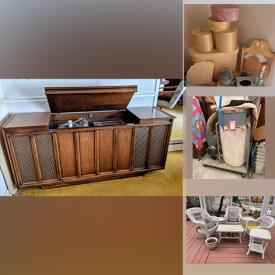 MaxSold Auction: This online auction features furniture such as an oak bench, modular desk unit, drafting table, chairs, table and others, seasonal decor, art and craft supplies, frames, vintage books, miniatures, vintage oil lamps, vehicle jack, tools, yard tools, sewing supplies, kitchenware, small kitchen appliances, Shark mop, tire chains, Aircare humidifier, vintage mailboxes and much more!