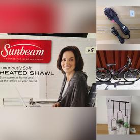 MaxSold Auction: This online auction features small kitchen appliances, pressure washer, toys, games, ceiling fan, Legos, bicycles, printers, cookware, beauty appliances, pet products, art supplies, smartwatches, area rugs and much more!