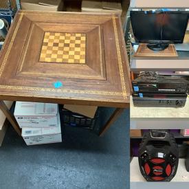 MaxSold Auction: This online auction features items such as Gaming Table, Tv, Wood Quilt Rack, Glasses, FM Receiver, Trumpet Case, USB Stereo, Plastic Rack, Bike, Scooter, Vintage Electronics and much more!