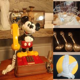 MaxSold Auction: This online auction features art pottery, MCM Poole pottery, MCM Brutalist sculptures, men’s watches, vintage Roseville pottery, art glass, Wedgwood vases, vintage Indigenous prints, Indigenous carvings, silver & gemstone rings,  MCM onyx & bronze table and much more!