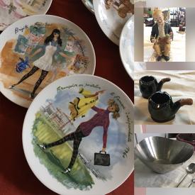 MaxSold Auction: This online auction features Haviland china, Hummel tea set, collectible tins, collector plates, large framed wall art, Steubenville china, bisque figurines, clip earrings, vintage Sunbeam Mixmaster, watches and much more!