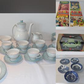 MaxSold Auction: This online auction features Hanna Barbara comics, wall art, frames, Matt and Nat purse, china, Carlton Ware, W.H Grindley & Co china, lamps, Royal Paragon, sewing chair, Nancy Drew books, Colclough, vintage office supplies and much more!