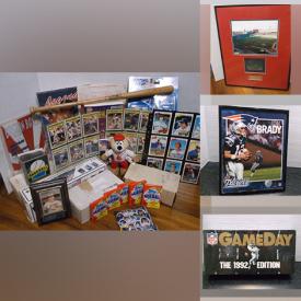 MaxSold Auction: This online auction features items like Christmas decors, electronics, baseball cards, collectibles, marvel figures, toys, wooden stands, framed photos, brooches, a jukebox, a Beatle collection, electronics, a teapot set and much more!