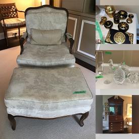 MaxSold Auction: This online auction features items like framed prints, lamps, chairs, secretary desks, books, candle sconces, side tables, figurines, glassware, kitchenware, paintings and much more!
