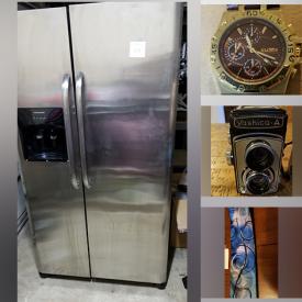 MaxSold Auction: This online auction features small kitchen appliances, Hummel figurines & bells, jewelry, Stangl pottery, collector plates, milk glass, cow & rooster collectibles, watches, mini-fridge, artificial flowers, BBQ grill, fans, refrigerator/freezer, vintage cameras, Jerry Garcia ties, vintage oil lamps and much more!