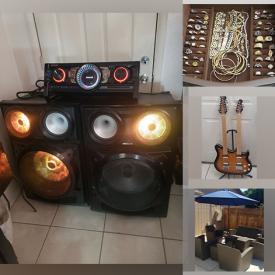 MaxSold Auction: This online auction features armoire, silver quarters, Waterford collectible, Tyro Clarinet, barstools, flatware, Star Wars figures, Accordion, games, guitar, Coca-Cola memorabilia, Nintendo, gold jewelry, electronics, camping lot, coins, guitar and much more