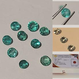 MaxSold Auction: This online auction features loose gemstones such as opals, emeralds, amethyst, sapphires, garnet, aquamarine, sphene, tourmaline, citrine, topaz, ruby and much more!