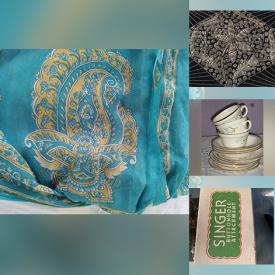 MaxSold Auction: This online auction features various items such as Sewing Notions, Accessories, Lot Pantyhose, Housewares, Linens, Fabric, Clothing, Handbag/Purse, Scarves and much more!