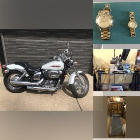 MaxSold Auction: This online auction features Honda Shadow Spirit, Kitchen Accessories, Metal Mailbox, Power Tools, Car Cleaning Supplies, Pet Carrier, Ceiling Lights, jackets, holder, stand, Juicer and much more!