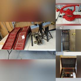 MaxSold Auction: This online auction features items like shelves, wood chisels, toys, playpens, storage boxes, bbq grills, magazines, speakers, humidifiers, tools and much more!