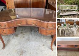 MaxSold Auction: This online auction features electronics, outdoor furniture, wigs, dining room table, shelving, storage and much more!