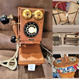 MaxSold Auction: This online auction features vintage Coca-Cola collectibles, wooden armoire, children’s chairs, ceramics, glassware, lamps, luggage, costume jewelry, small appliances, antique books, pet supplies, fabric and much more!