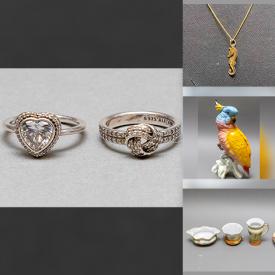 MaxSold Auction: This online auction features white gold and 925 silver jewelry, vintage Beswick, Royal Doulton, framed oil paintings, vintage costume jewelry, crystal ware, fine china,  vintage sewing desk and much more!