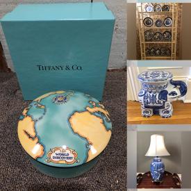 MaxSold Auction: This online auction features signed paintings, Villeroy and Boch, silver plate, antique armchairs, vintage French loveseats, oak table, mountain bike, home decor, photography equipment, and much more!