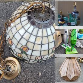 MaxSold Auction: This online auction features Tiffany-style lamps, Persian rugs, Star Wars collectibles, jewelry cabinet, wicker furniture, printer, room divider, golf clubs, perfume bottles, acoustic guitar, Casio keyboard, futon, costume jewelry, DVDs, framed wall art, brass teapot, TV and much more!!