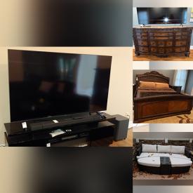 MaxSold Auction: This online auction features items like patio furniture, planters, lamp, grill, bench lounge chairs, nightstands, bed frames, rugs, chest drawers, dressers, TV, sofa, electric fireplace, electronics, coffee tables, bar stools, pool tables, chairs, TV and much more!