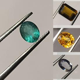 MaxSold Auction: This online auction features loose gemstones such as opals, tourmaline, emeralds, sapphires, citrine, topaz, ruby, aquamarine, garnet, zircon and much more!