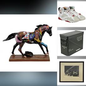 MaxSold Auction: This online auction features painted ponies, plush toys, bags, dolls, Christmas plates, cookie jars, Classic Trains Set, Multicolor light set, barometer, clock, mantle clock, military rebel figurine, Star Wars figurine, bobble head collectible, prints, books, kitchenware, Christmas decorations, snow globes, mugs, Silver Plate Souvenir Teaspoons, McFarlane toys, McFarlane figurine, baseball hats, porcelain dolls, vintage model cars, Legos, playing cards, lithograph, backpacks, magazines, trading cards and much more!