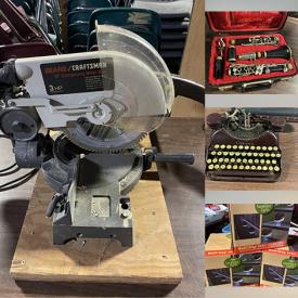 MaxSold Auction: This online auction features power tools, Christmas train set, Yamaha keyboard, vintage TI computer, craft supplies, clarinet, vintage cameras, solar lights, alto sax, patio furniture, printer, fishing gear, BBQ grill & supplies and much more!