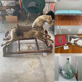 MaxSold Auction: This online auction features items like a massage table, leaf catcher, desktops, electronics, dollhouse, wooden tables, dress hats, silverware, pottery, costume jewelry, paintings, bed frames, serving dishes, assorted coins and much more!