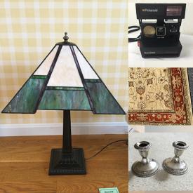MaxSold Auction: This online auction features fine china, vintage and antique jewelry, power tools, crystal ware, golf clubs, 32” Insignia Blu-Ray combo, lamps, Christmas decor, wall art, textiles and much more!
