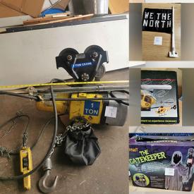 MaxSold Auction: This online auction features a dining table, floor display stand, watches, Halloween costumes, DVD’s, warming gel packs, Pilates mat, sweatbands, kids electric toy car, stability ball, trimmer, electric crane and much more!