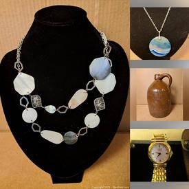 MaxSold Auction: This online auction features ceramic jugs, costume jewelry, vinyl records, vintage Griswold patty molds, stemware, women’s watches, Blue Mountain pottery statues & pitchers, small kitchen appliances, vintage toys, fishing gear and much more!