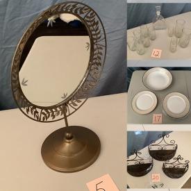 MaxSold Auction: This online auction features items such as Wall Organizers, Tea Pot, Chandeliers, Butter Dish, Assorted Glasses, Whiskey Decanter, Wine Holder, Vanity Tray, Stepped Shelf Organizer, Soup Bowls and much more!