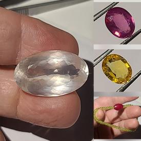 MaxSold Auction: This online auction features loose gemstones such as aquamarine, ruby,  garnet, sapphires, quartz, citrine,  zircon, emeralds, opals and much more!