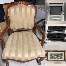 MaxSold Auction: This online auction features a corner shelf, vintage table & chair, mirror, Disney Princesses on canvas, silverware, vintage artwork, PlayStation 3, Xbox 360 and much more!