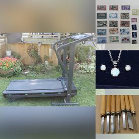 MaxSold Auction: This online auction features Ashton Drake gallery dolls, DVDs, canvas prints, men’s & women’s clothing, garden art, collectible bicycles, metal mask, wood turning chisels, power tools, pottery jugs, outdoor games, treadmill, stamps, pet products, metal art, costume jewelry, 925 sterling jewelry and much more!