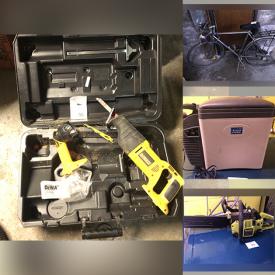 MaxSold Auction: This online auction features BBQ grill, tea sets, battery backup, computer books, printer, window fan, NIB insta-pot, ladder, garden pots, hand & power tools, canning supplies, chainsaws, Ice climbing gear, power washer, construction materials and much more!