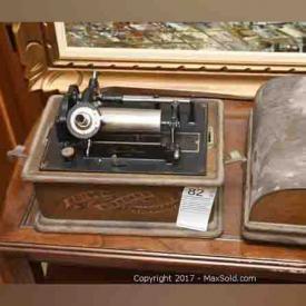 MaxSold Auction: This online auction features Edison Standard Phonograph, Gold Jewelry, Justin case kit survival/repairs kit, Carving Knives, Kenmore Whispertone vacuum, Marble Mantle Clock, Drill and Rotary Tool, Wicker 2 Seater and much more!