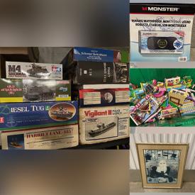 MaxSold Auction: This online auction features comic books, vintage tin toy, Lego kits, model kits, camera accessories, hand tools, sports trading cards, vinyl records, hockey collectibles, golf clubs, portable ac unit,  hand tools, patio furniture, commuter bike, exercise equipment, GUS Sofa and much more!