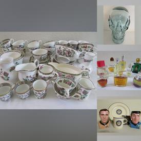 MaxSold Auction: This online auction includes Royal Doulton, Lenox, Wedgwood, MLB collectibles, laminator, new kitchen items, Zenith dehumidifier, DVDs, NIB chandelier, night stands, dining set, comic books, wall art, shelving units, board games, Halloween costumes and more!