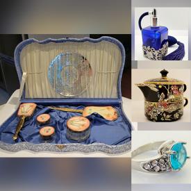 MaxSold Auction: This online auction features fine china, glassware, costume jewelry, Limoges, Aynsley, vintage dishware, Christmas decor and much more!