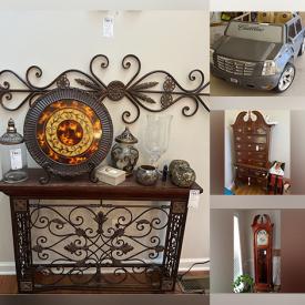 MaxSold Auction: This online auction features a vintage armchair, China cabinet, dresser, recliner, bed frame, nightstands, table, wall art, humidifier, lamps, washer & dryer, Xbox 360, gazebo, jungle gym, fountain, gardening supplies and much more!