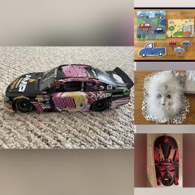 MaxSold Auction: This online auction features NASCAR collectibles, collectible die-cast vehicles, iKaraoke machine, porcelain Venetian masks, children’s books, new fitness gear, power cooler, signed sports memorabilia, monitors, crystal-infused glass water bottles and much more!