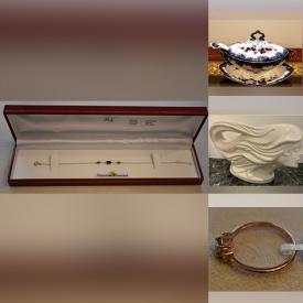 MaxSold Auction: This online auction features gold jewelry, vintage sterling spoons, Haeger sculpture, teacup/saucer sets, David Fisher sculpture, Imari plate, MK watch, wood carvings, binoculars, antique drop-leaf table, winter tires, vintage tea carts, Royal Doulton figurine, dryer, video game system, Indigenous Art, and much more!!