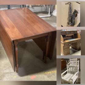 MaxSold Auction: This online auction features framed wall art, Samsung TV, power tools, lamps, children’s toys, Yamaha keyboard, sterling silver, wood tables, outdoor chairs, hubcaps, vinyl albums, bicycles, small appliances and much more!