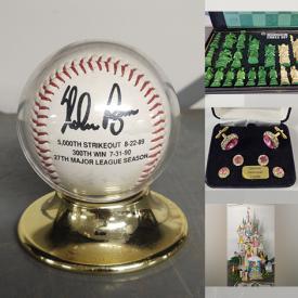 MaxSold Auction: This online auction features Swarovski jewelry, crystal ware, decorative bowls, Dutch oven, printer, Pez collection, towing tools, wrenches, Danbury mint collectibles, typewriter, beer steins, collectible plates, silver Tibetan jewelry box, DVDs, VHS, lamps, dolls, decanter, jackets, signed baseball, Xbox, Mandarin chess set, LPs, paintings, air impact drill, antique sideboard bar, exercise bicycle, ottoman, fireplace, miscellaneous tools and much more