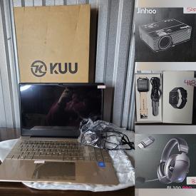MaxSold Auction: This online auction features apparel, electronics such as headset, printing pen, hand warmers, a projector, a security camera, a laptop, earbuds, earmuffs, smart watches, eye massagers and much more!